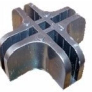 Conectivo Cruzeta Frente Nº 06, para modulados de Vidro ou Tela