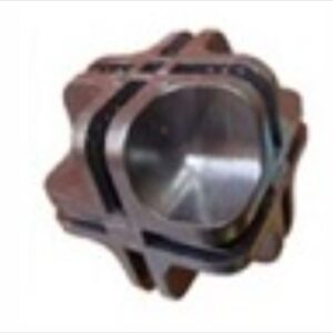 Conectivo Cruzeta duplo Fundo Nº 08, para modulados de Vidro ou Tela