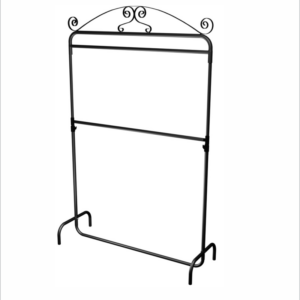 Arara desfile de chão, modelo Vintage, Preta